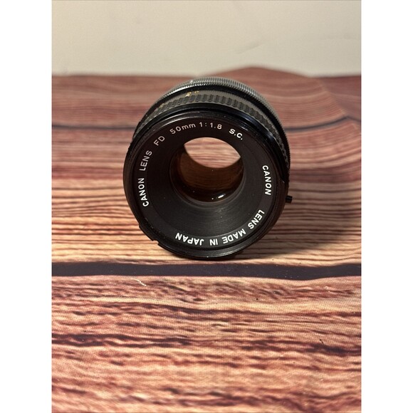 Canon FD 50mm f/1.8 S.C. Lens - Made In Japan